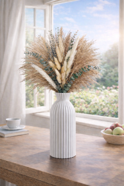 Pampasgras White Dream - Eukalyptus (62-teilig)