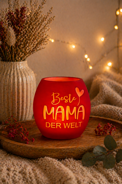 Teelicht "Beste Mama der Welt"
