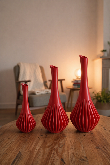 Vase Flora 3er Set