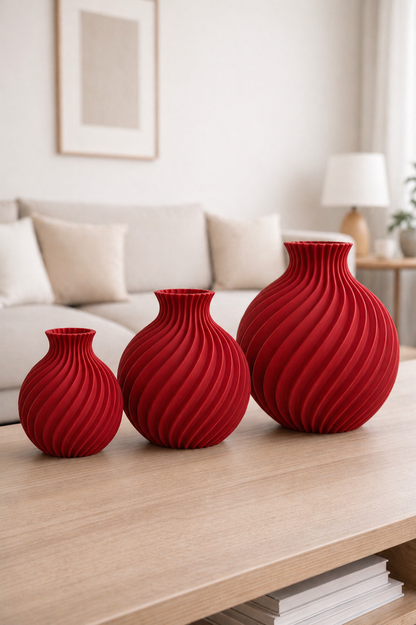 Vase Lotus 3er Set
